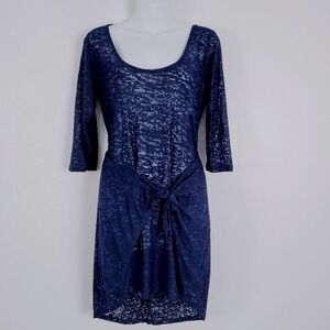 St Tropez West Resort‎ Wear Midnight Blue Beach Dress Cover Up Size Med NEW